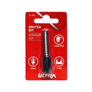 Ultra 6.4 x 12mm Straight Router Bit