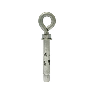 Macsim 10 x 70mm Galvanised Eye Bolt Head Masonbolt - 2 Pack