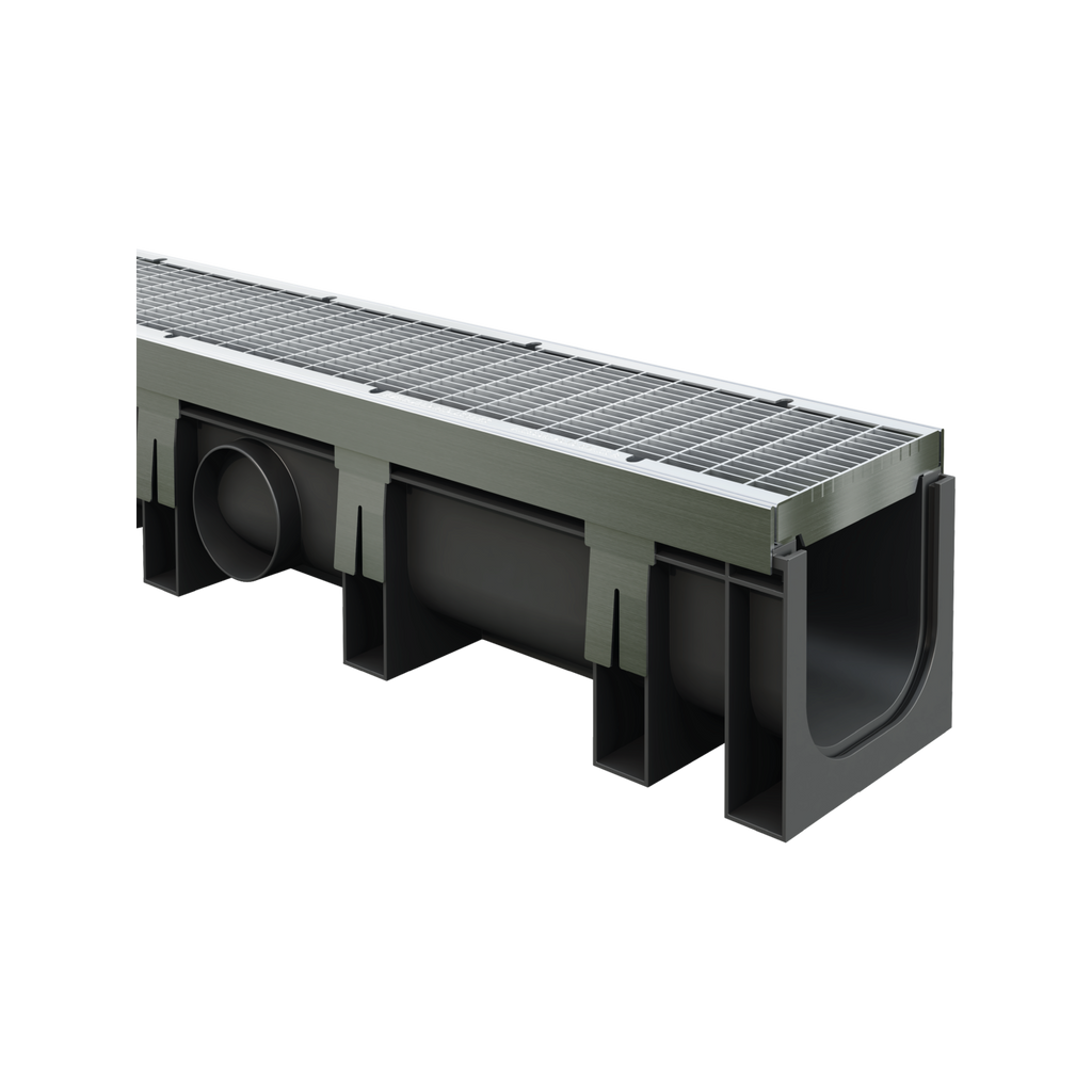 Everhard DuraDRAIN 150 Series Channel &amp; Galvanised Steel Class B Grate - Image 2 of 4