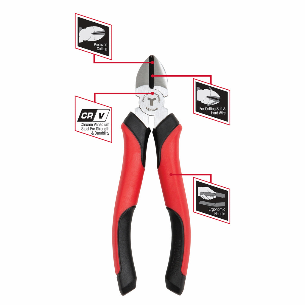 Trojan 180mm Side Cutting Plier - Image 3 of 3
