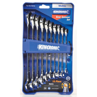Kincrome 10 Piece Metric Geared Spanner Set