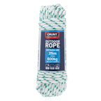 Grunt 8mm x 25m White and Green Outdoor Rope - Image 1 of 4