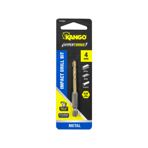 Kango 4mm Hypertorque Impact HSS Drill Bit
