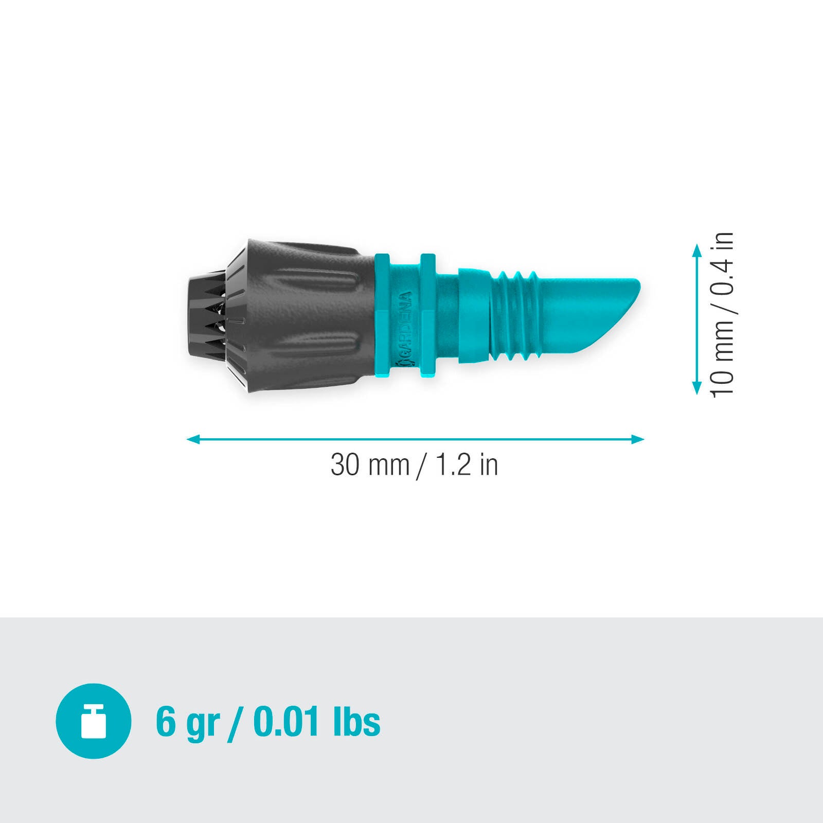GARDENA Micro Irrigation Spray Nozzle 360° - 5 Pack - Image 9 of 9