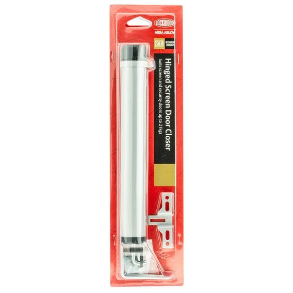 Lockwood Silver 403 Pneumatic Screen Door Closer