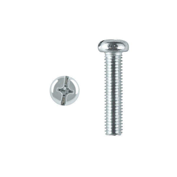 Pinnacle M8 x 65mm Zinc Plated Round Head Bolts And Nuts - 2 Pack