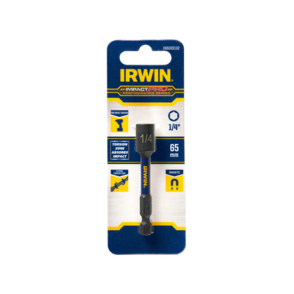 IRWIN 65mm 1/4" Impact Pro Performance Nutsetter - Image 1 of 2