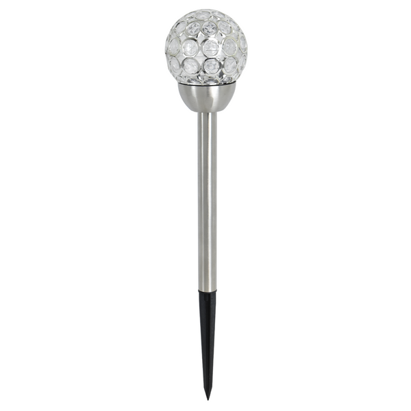 Click Crystal Solar LED Pathway Light