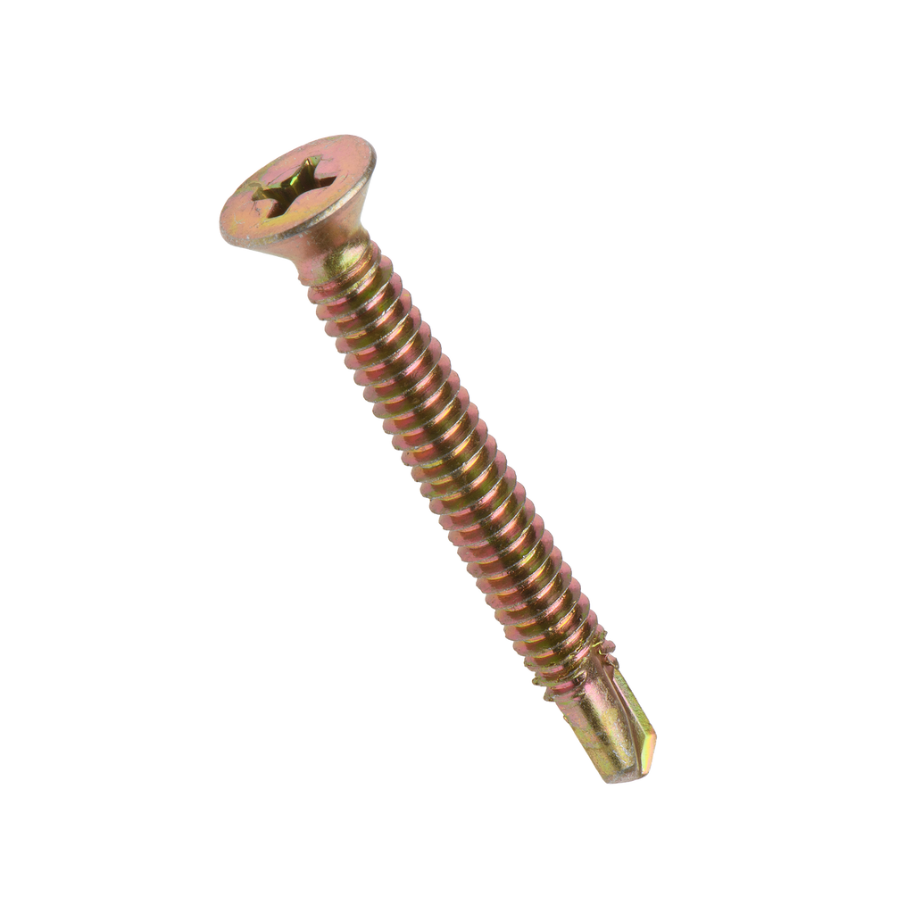 Buildex 10G x 40mm Gold Passivated Sheet Metal Screws - 500 Pack - Image 2 of 3