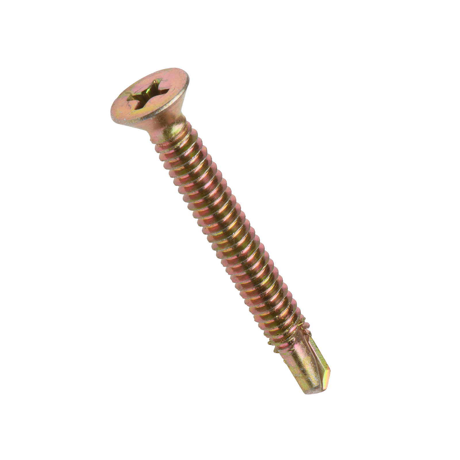 Buildex 10G x 40mm Gold Passivated Sheet Metal Screws - 500 Pack - Image 2 of 3
