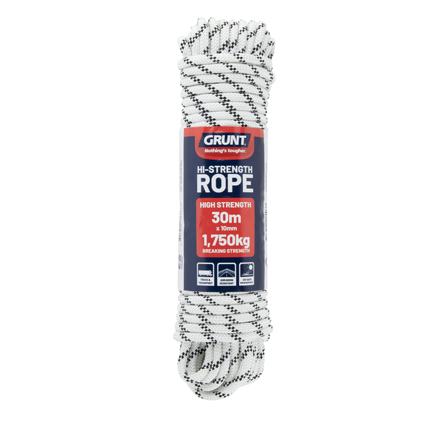 GRUNT 10mm x 30m High Strength Rope