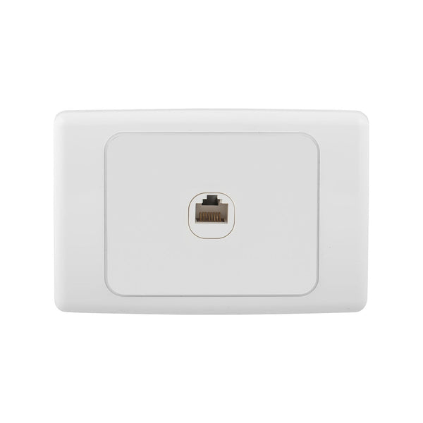 Deta Cat 6 Single Ethernet RJ45 Outlet