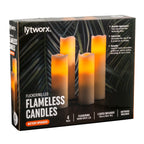 Lytworx Battery Operated Flameless Light Candles  - 4 Pack - Image 1 of 2