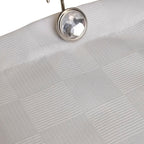 Barelli 180 x 180cm Checkerboard Jacquard Shower Curtain - Image 3 of 6