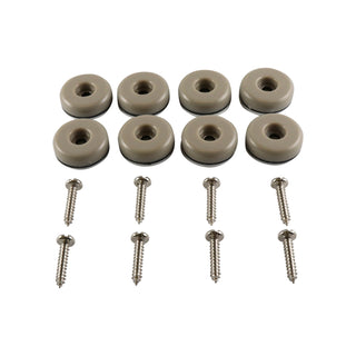 Surface Gard 25mm Slide Glides With Screws - 8 Pack