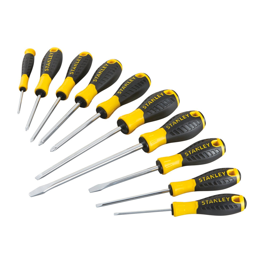 Stanley 10 Piece Essentials Screwdriver Set - Image 1 of 2