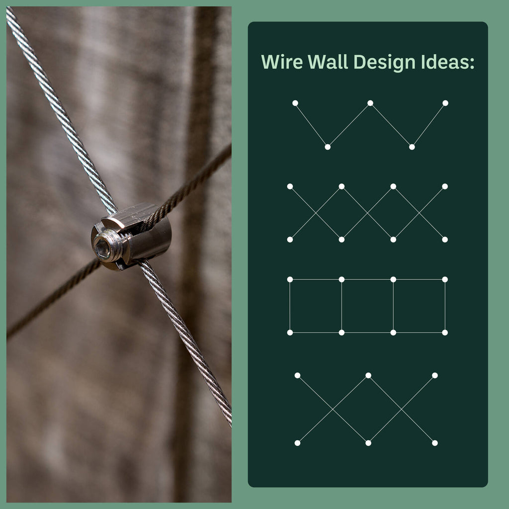 Garden Zen 10m Non Tensioned Wire Wall Plant Trainer Kit - Image 4 of 14