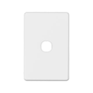 Deta White S-Line Series 1 Aperture Wall Plate