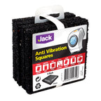 Jack 100 x 15mm Rubber Anti Vibration Squares - 4 Pack - Image 2 of 2