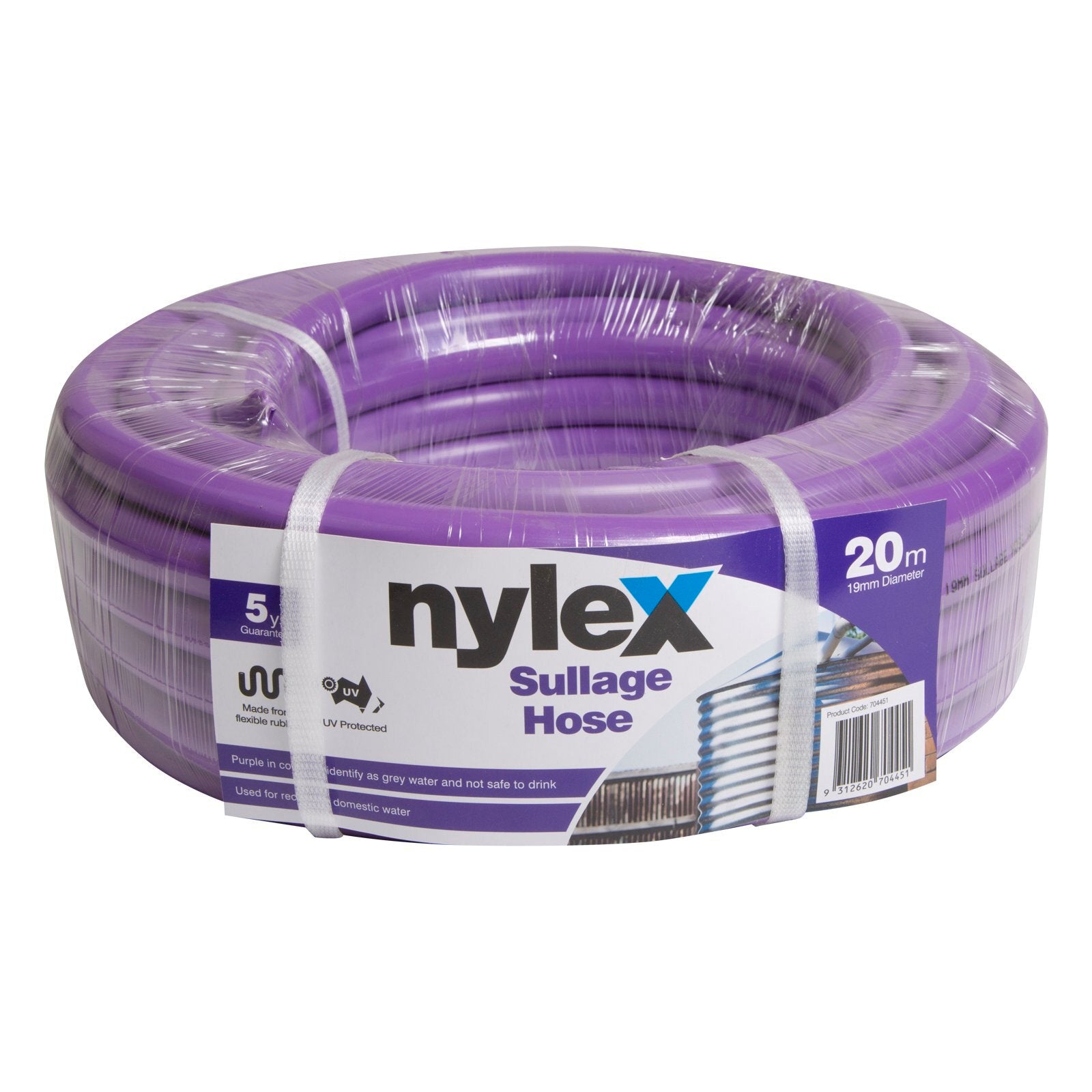 Nylex Recycled Water 19mm x 20m Sullage Hose - Image 1 of 1