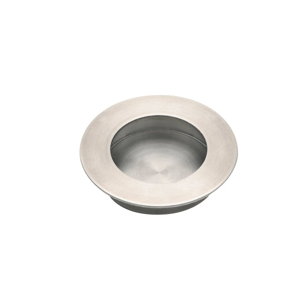Prestige 65mm Stainless Steel Round Flush Pull Handle - 2 Pack