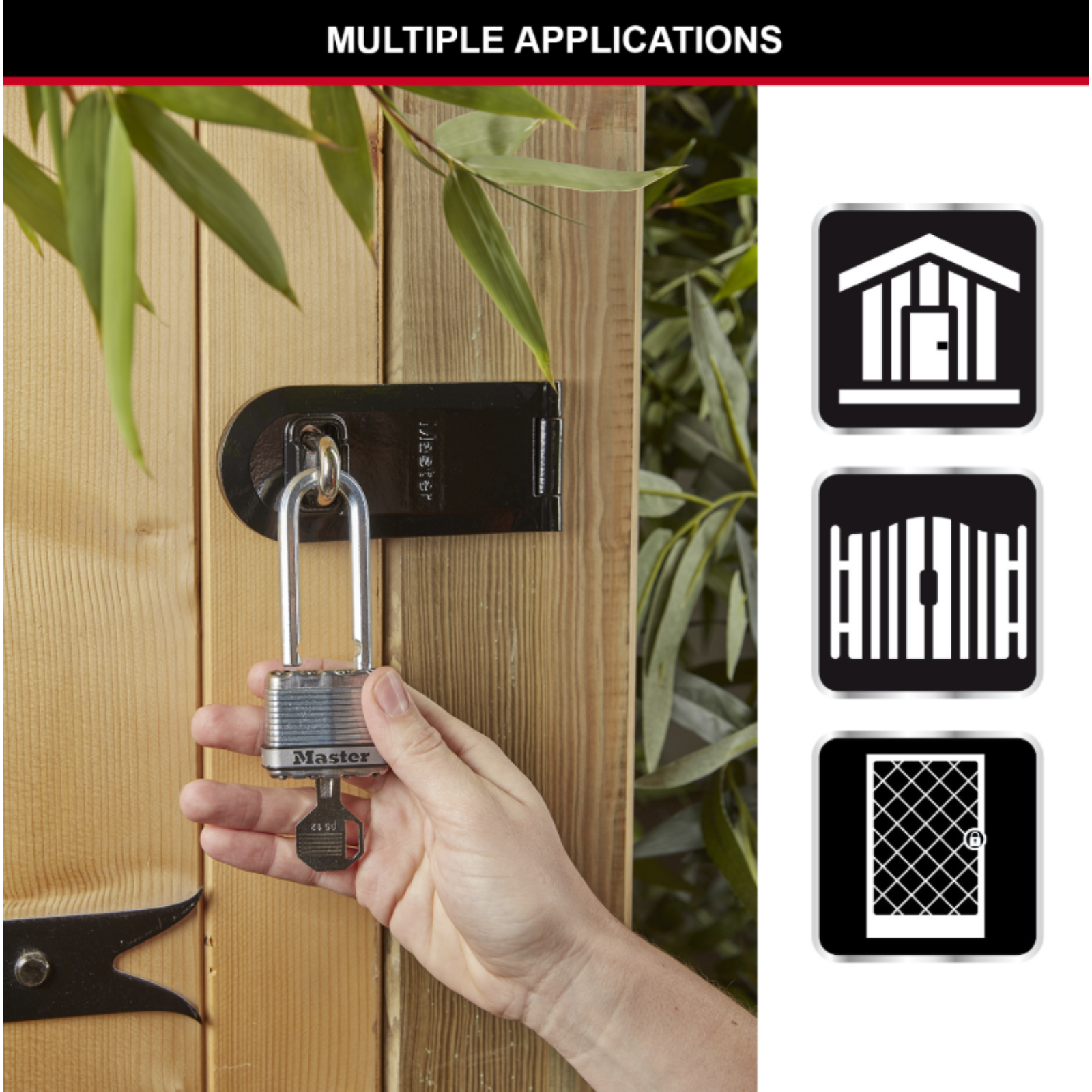 Master Lock 45mm Magnum With 64mm Extra Long Shackle Padlock - Image 7 of 18