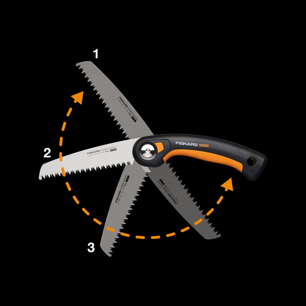 Fiskars Plus 150mm 8" Folding Pruning Saw SW68 - Image 6 of 10