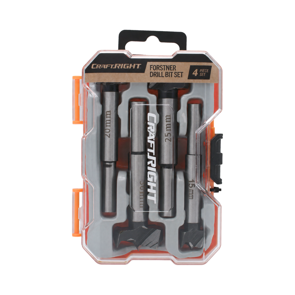 Craftright 4 Piece Forstner Drill Bit Set - Image 1 of 3