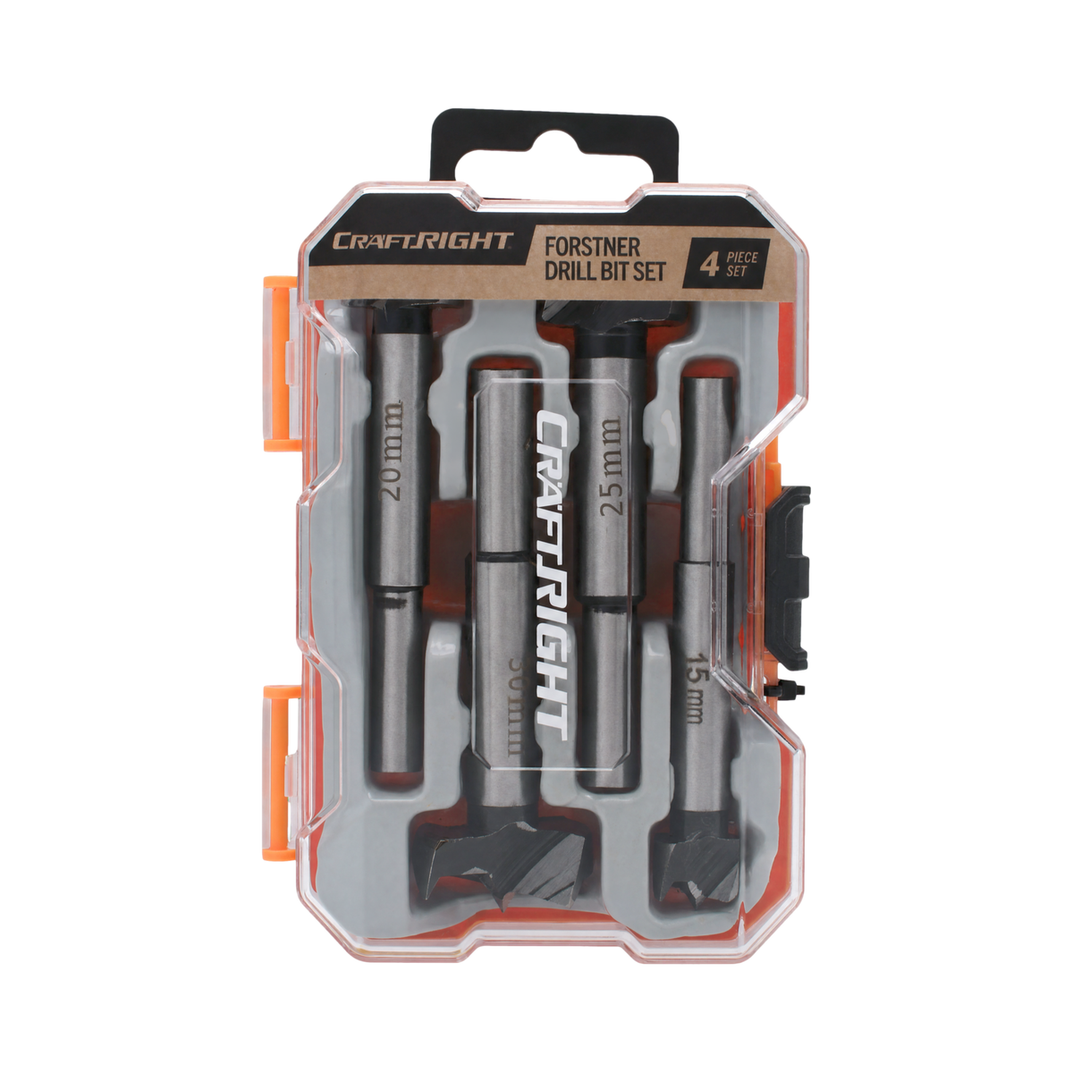 Craftright 4 Piece Forstner Drill Bit Set - Image 1 of 3