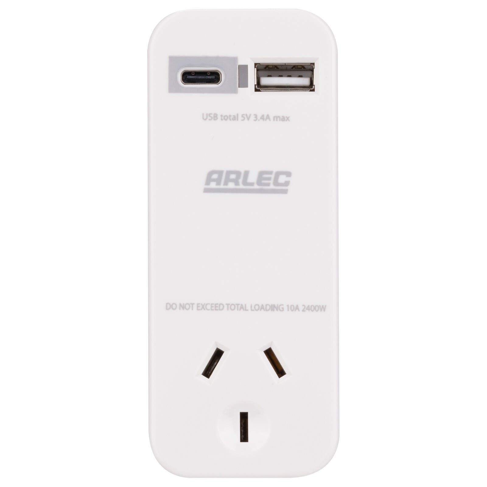 Arlec Compact Power Adapter With USB 3.4A - Image 1 of 4