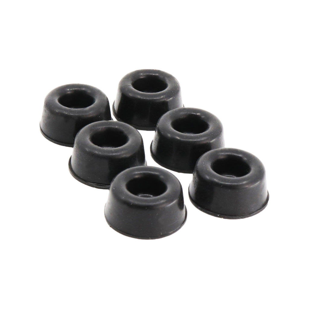 Surface Gard 22mm Black Round Rubber Bumper - 6 Pack - Image 1 of 5