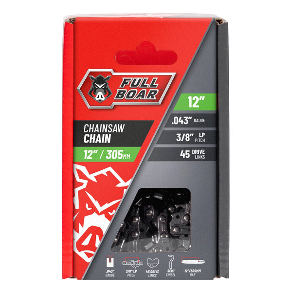 Full Boar 12" / 305mm Chainsaw Chain FBCSC-124345