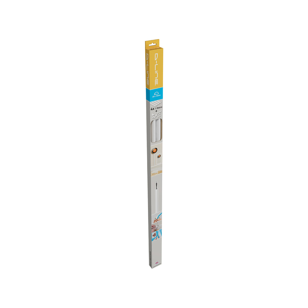 D-Line 20 x 10mm 4 x 1m Trunking Multi Kit - Image 5 of 5