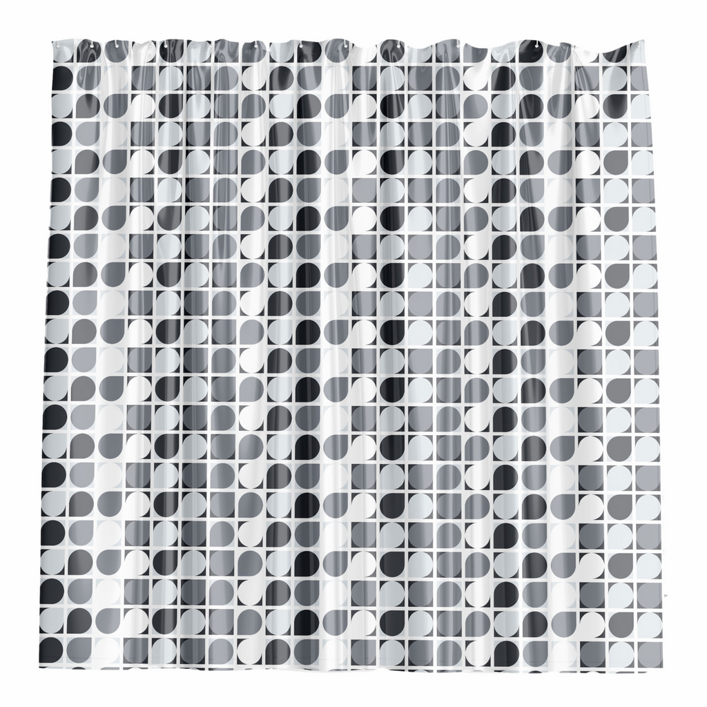 Barelli 180 x 180cm Droplet Dreams Polyester Shower Curtain - Image 1 of 2
