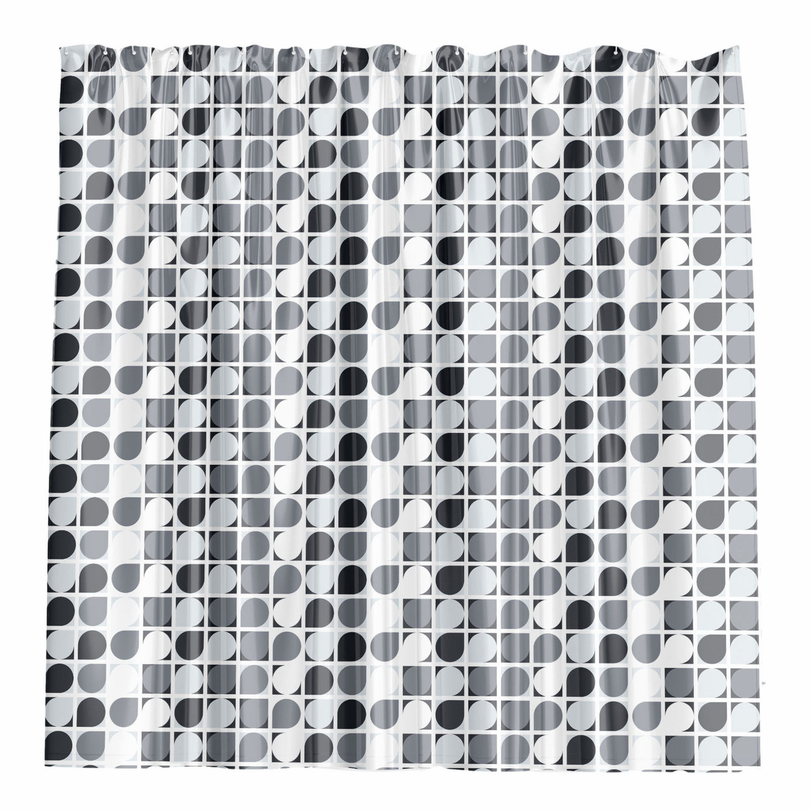 Barelli 180 x 180cm Droplet Dreams Polyester Shower Curtain - Image 1 of 2