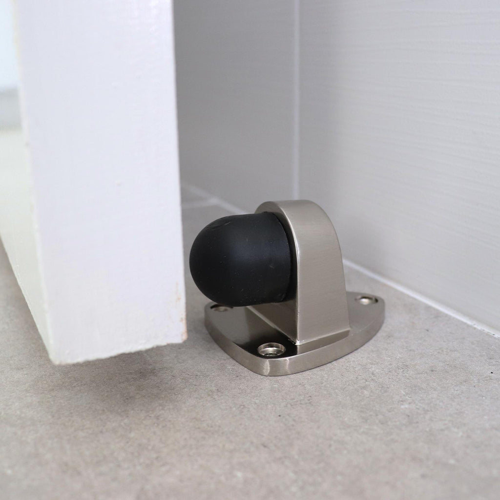 Adoored Satin Chrome Dragon Rubber Door Stop - Image 2 of 3