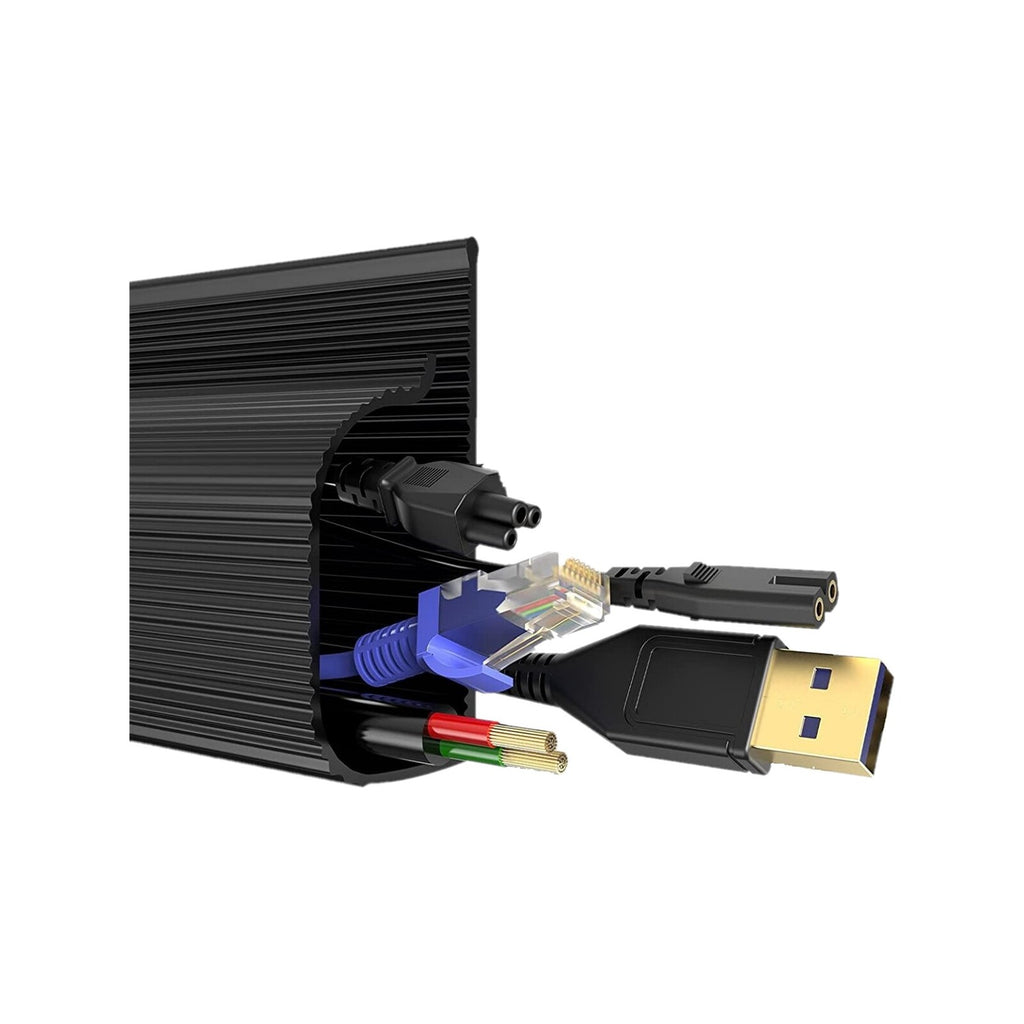 Click 4 x 400mm Under desk Cable Channel Organiser - 4 Pack - Image 4 of 8