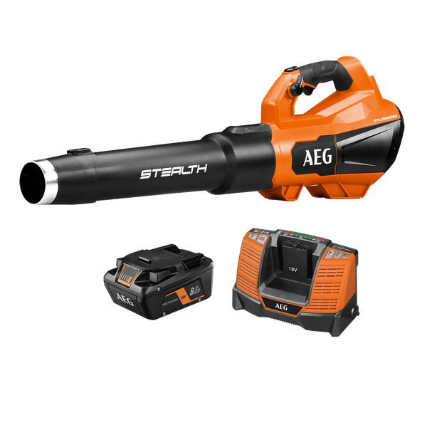 AEG 18V 8Ah Fusion Stealth Jet Blower Kit