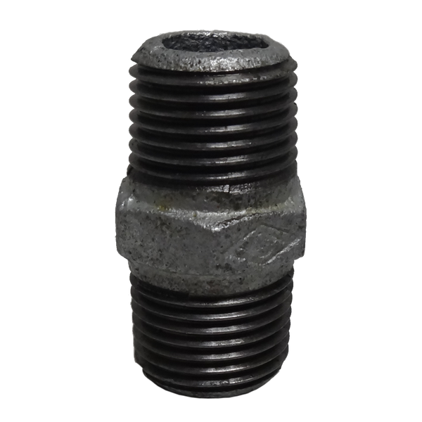Brasshards 15mm Galvanised Hex Nipple