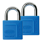 Lockwood 30mm Solid Brass 120N Series Padlock With Silicone Cover - 2 Pack - Image 3 of 4
