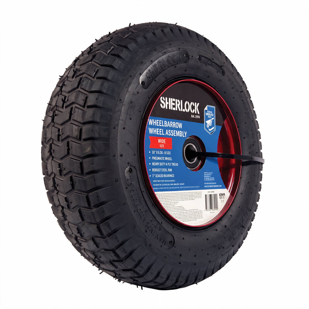 Sherlock 16” Wide Wheelbarrow Wheel - Image 2 of 5