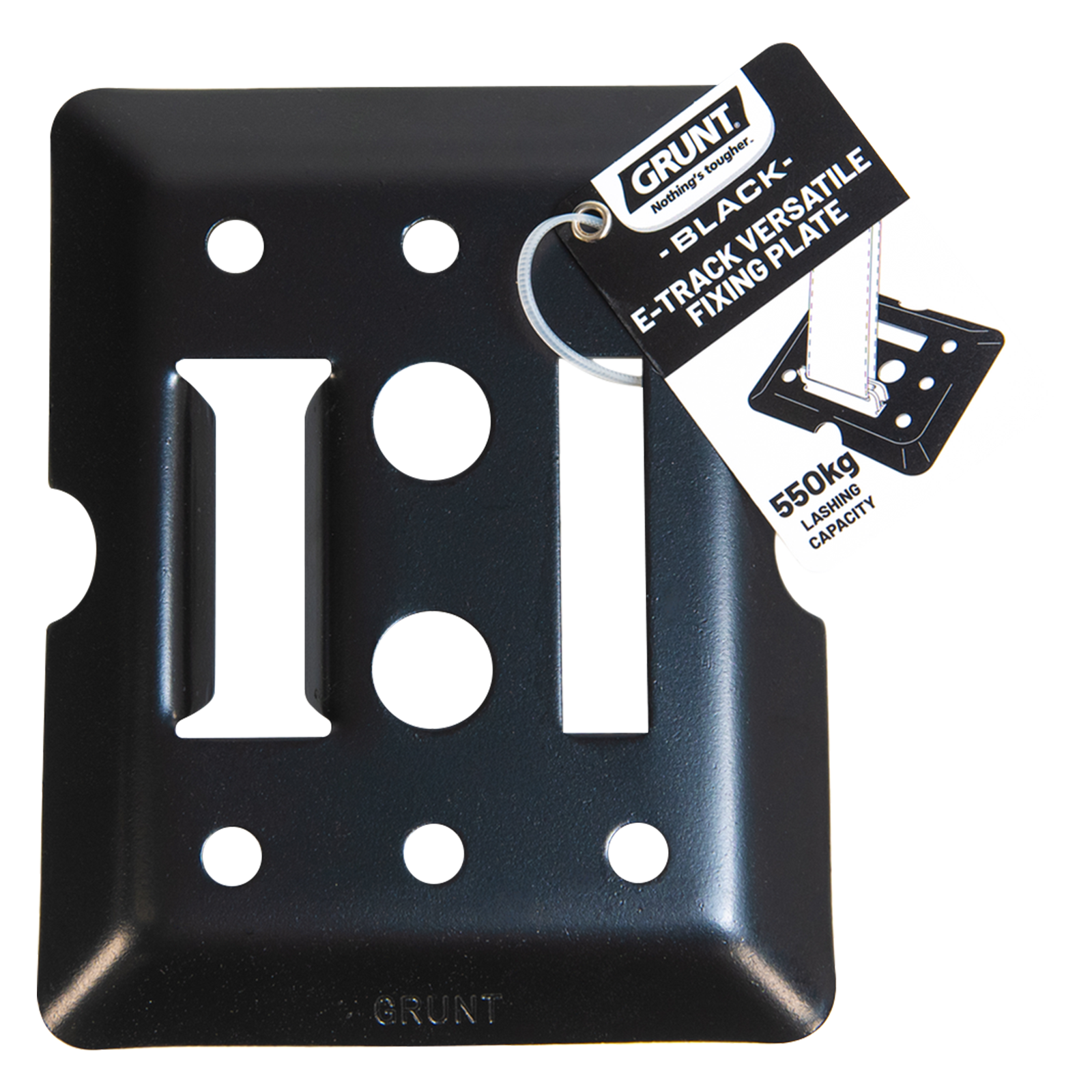 GRUNT Black E-Track Versatile Fixing Plate - Image 5 of 10