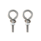 Taskmaster 6 x 50 x 14mm 316 Stainless Steel Eye Bolt - 2 Pack - Image 2 of 4