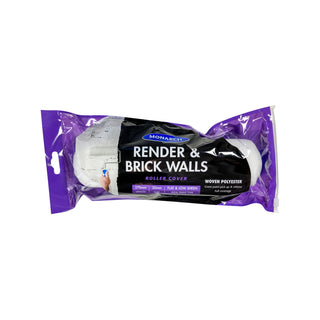 Monarch 230mm Render And Brick Walls Woven Polyester Roller Cover - 230mm