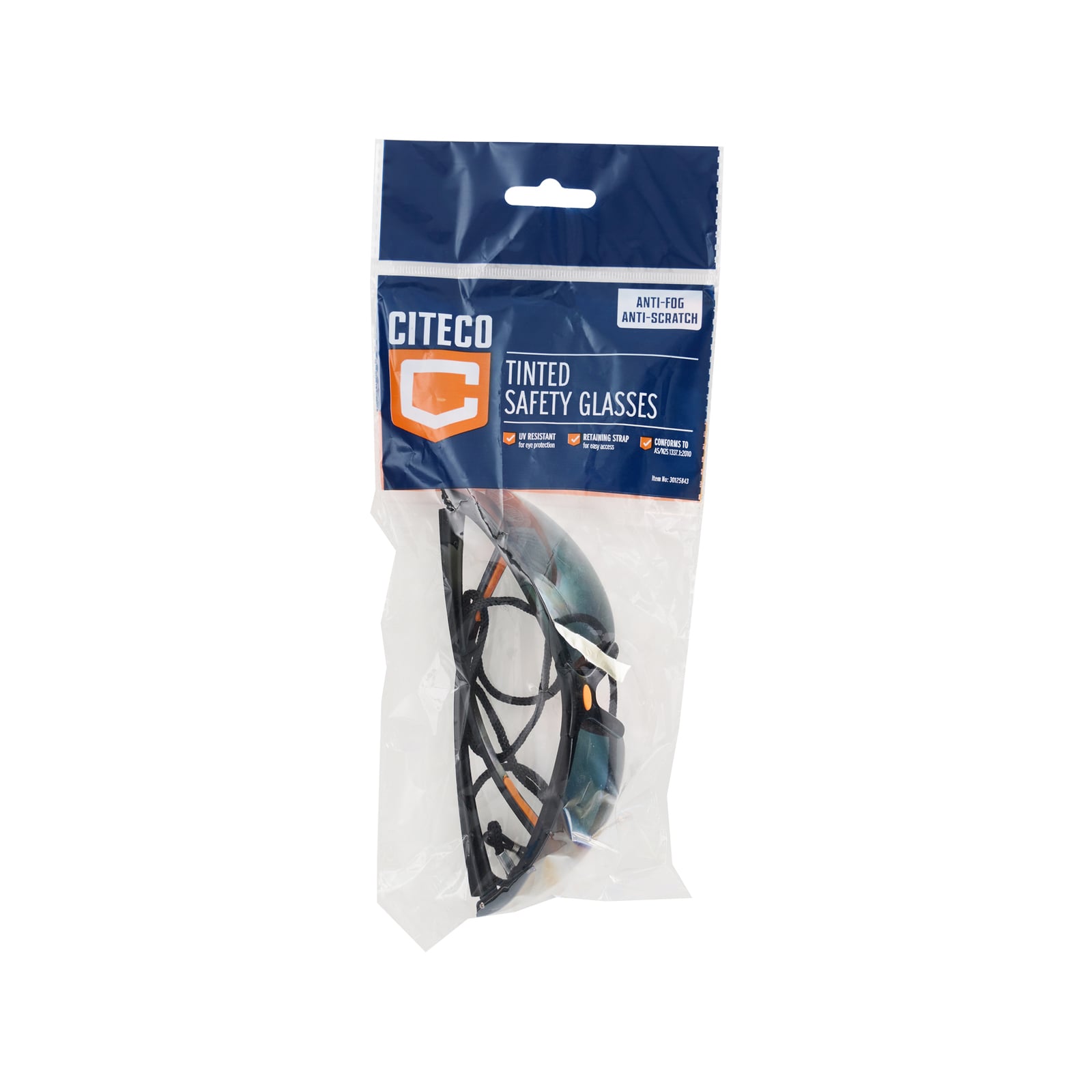 Citeco Tinted Safety Glasses AF/AS - Image 1 of 2