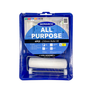 Monarch 180mm 4 Piece All Purpose Ultra Microfibre Roller Kit - 180mm
