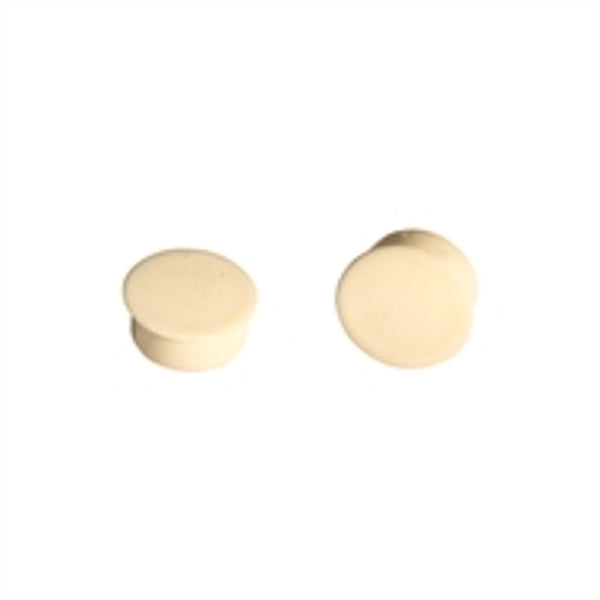 HPM 7.92mm White Flush Caps - 100 Pack