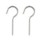 Taskmaster 95 x 6 x 28mm 316 Stainless Steel Ceiling Hook - 2 Pack - Image 2 of 4