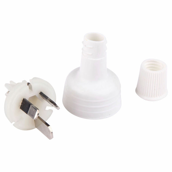 HPM 15A White Plug Top - White