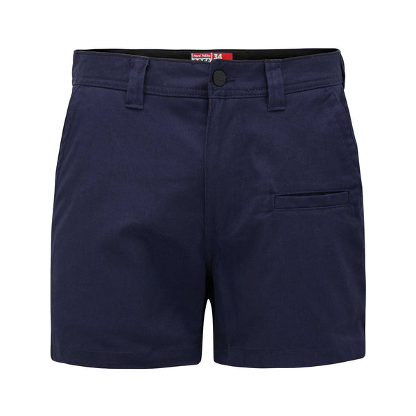 Hard Yakka Navy 3056 Stretch Canvas Slim Fit Shorts - Size 92R